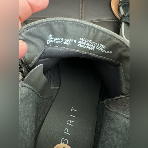 Esprit Dark Gray Booties Sz 11 - Picture 2 of 7